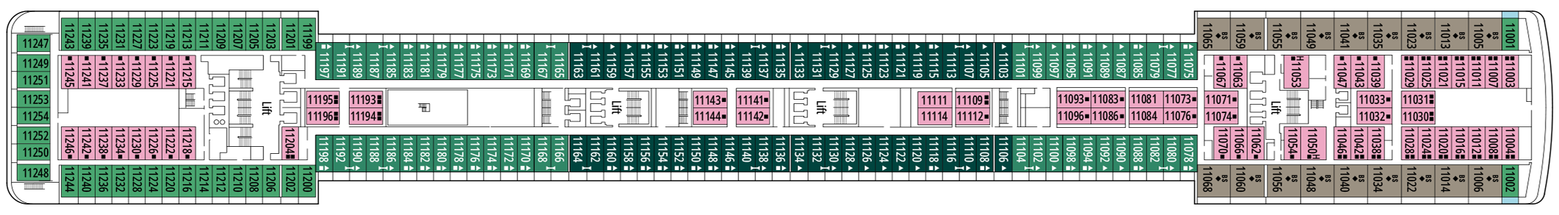 MSC Cruises MSC Poesia Deck 11 - D'Annunzio.png